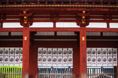 Geleneksel Japon mimari detay görünümü