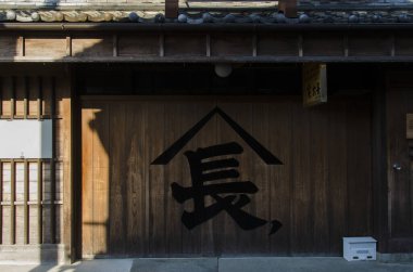 Geleneksel Japon mimarisinin detaylı görünümü