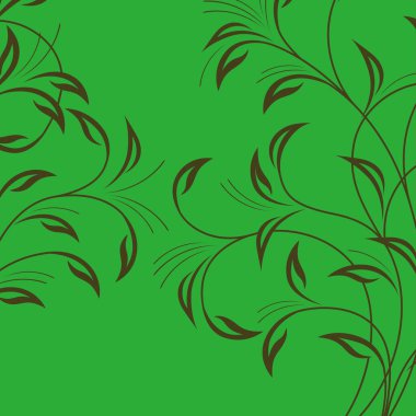 Çeşit çeşit yapraklı pürüzsüz desen 