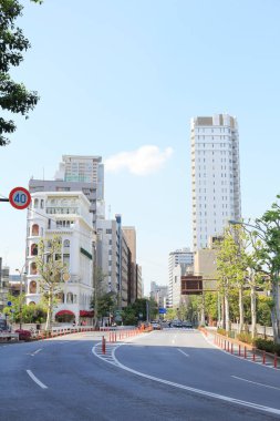  Japonya 'nın Tokyo bölgesinde gündüz vakti.