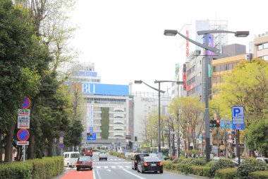 Japonya 'nın Osaka bölgesinin manzarası