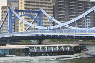 Tokyo Köprüsü Japonya manzaralı.