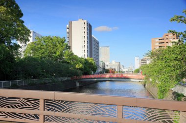 Güneşte parlayan her yüzey modern Japon şehirlerinin dokusunu belirler..