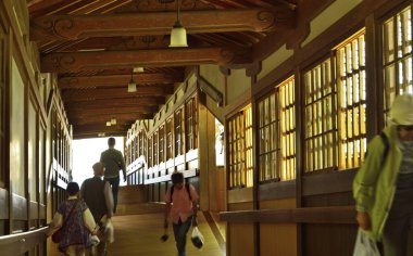 Kyoto, Japonya 'daki geleneksel Japon tapınağı.