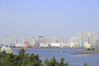 Tokyo, Japonya 'daki Odaiba Deniz Parkı