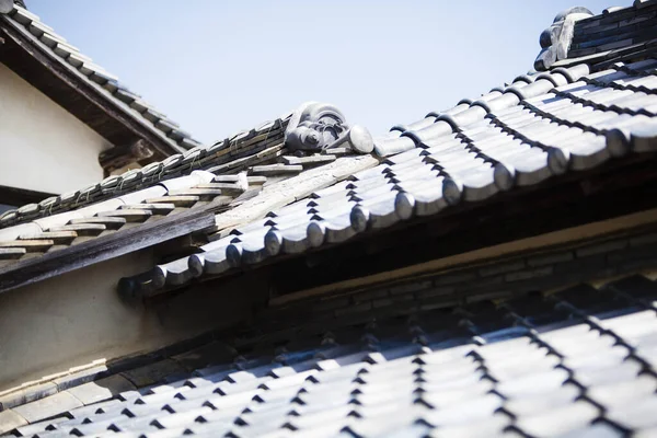 日本传统房顶 — 图库照片