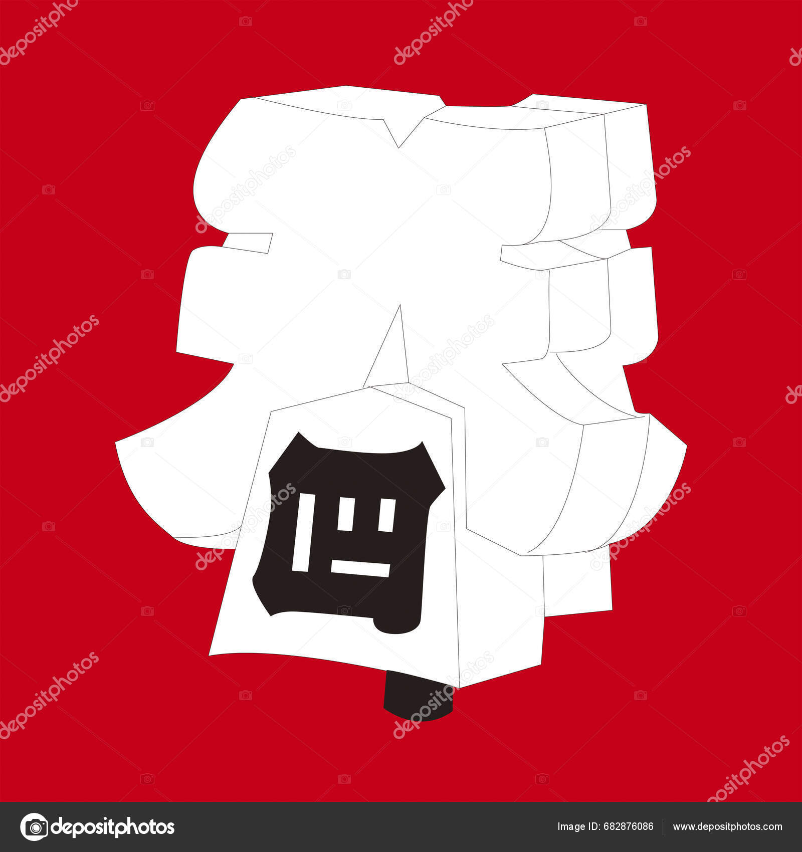 Japanese Text Written Red Background — Stock Photo © Paylessimages ...