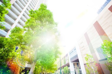 modern şehir mimarisi, Tokyo, Japonya 