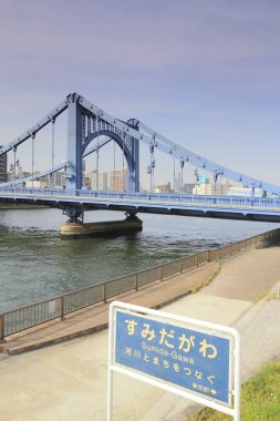 Tokyo Köprüsü Japonya manzaralı.