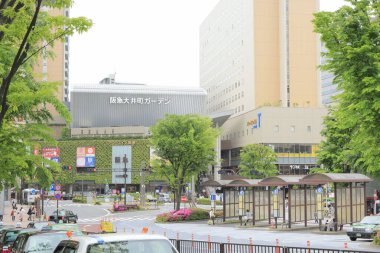  Japonya 'nın Tokyo bölgesinde gündüz vakti.