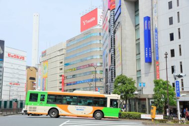 Japonya 'nın Osaka bölgesinin manzarası
