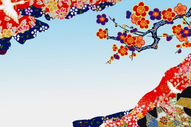 Dekoratif çiçek süsüyle desen