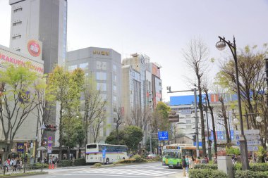 Japonya 'nın Osaka bölgesinin manzarası