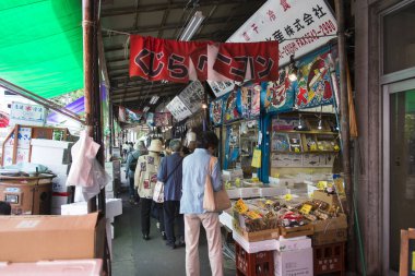 Asya 'daki sokak yemekleri pazarı.