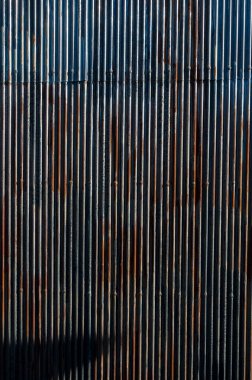 Eski metal çit arkaplanının dokusu