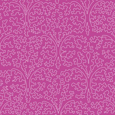  Güzel, soyut bir çiçek süsü çizimi.