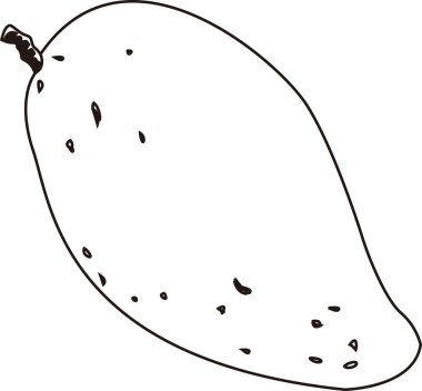 mango resim simgesi çizimi