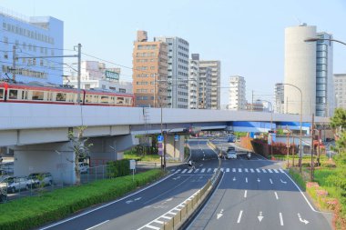 Şehirdeki otoyol manzarası