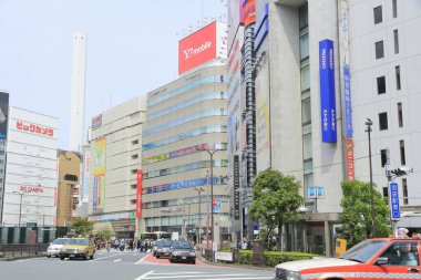 Japonya 'nın Osaka bölgesinin manzarası