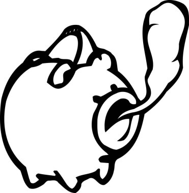 Beyaz arka planda izole edilmiş açık hava böcek savar, basit siyah beyaz çizim