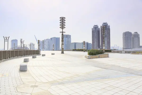 Modern Şehir Manzarası Kentsel Ufuk Çizgisi Arkaplan Görüntüsü — Stok fotoğraf