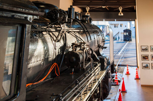 the museum of the old steam locomotive 