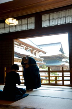 Geleneksel Budist tapınağı, Japonya, Asya