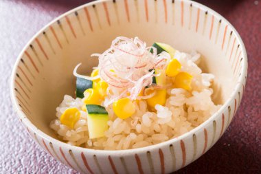 Japon mutfağı yakın çekim görüntüsü