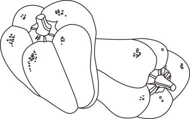 çizim çizimi biber ikonu