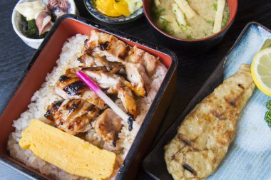 Geleneksel Japon mutfağı yakın çekim