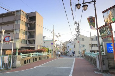  Japonya 'nın Tokyo bölgesinde gündüz vakti.