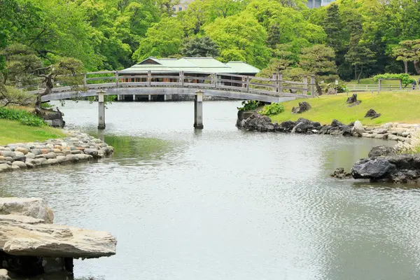 Hama Rikyu Gardens Tokyo Japan — Stock Photo, Image