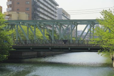 Modern şehir manzarası, kentsel ufuk çizgisi arkaplan görüntüsü 