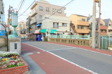  Japonya 'nın Tokyo bölgesinde gündüz vakti.