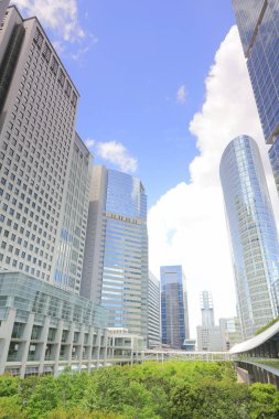 modern şehir mimarisi, Tokyo, Japonya 