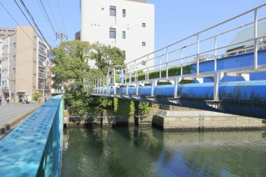 Modern şehir manzarası, kentsel ufuk çizgisi arkaplan görüntüsü 