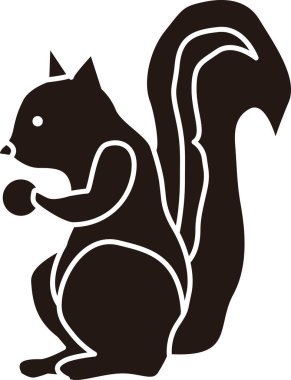 Sincap, beyaz arka planda izole edilmiş basit siyah beyaz çizim