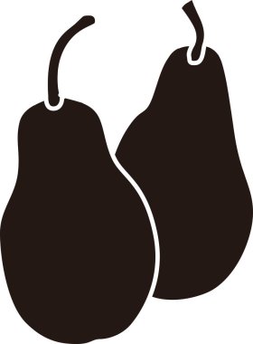 Armutların siluet çizimi