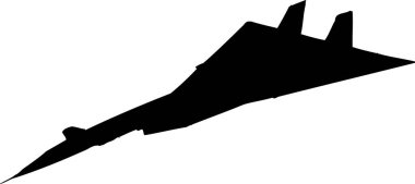 Hava jeti, beyaz arkaplanda izole edilmiş basit siyah beyaz çizimler