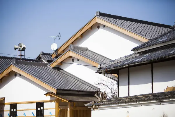Japanisches Traditionelles Hausdach — Stockfoto