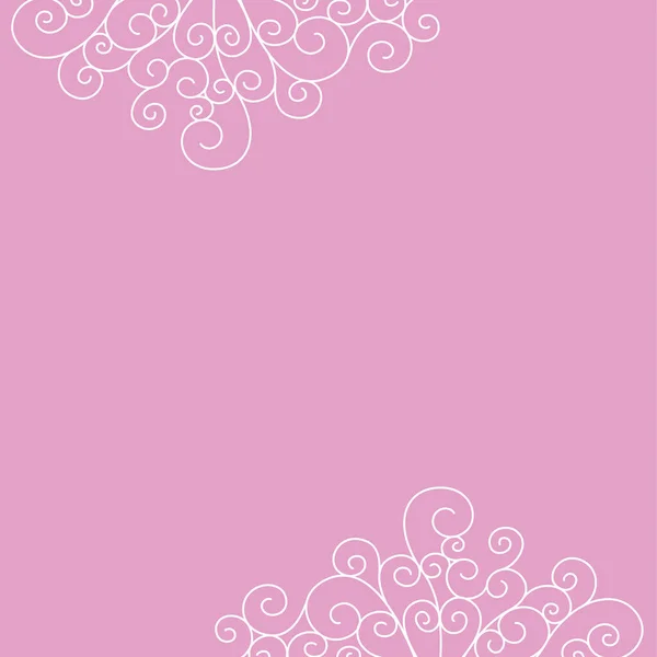 Розовый Фон Белыми Вихрями — стоковое фото
