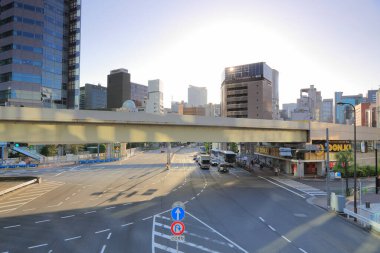 Şehirdeki modern gökdelenler 