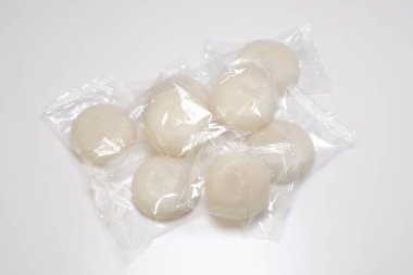 Paketlenmiş beyaz gıda öğeleri