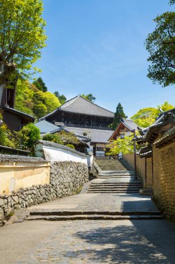 Kyoto 'daki Japon tapınağı manzarası