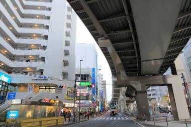 Japonya 'nın Osaka bölgesinin manzarası