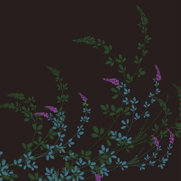 Kolorowy Wzór Kwiatowy Kwiatami — Zdjęcie stockowe