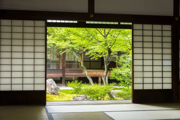 Kyoto Japonya 'daki güzel mimari detaylarının görüntüsü 