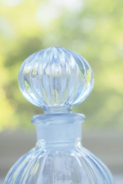Tarro Cristal Transparente Con Tapa Cerca —  Fotos de Stock