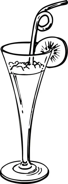 Cocktail Disposisjon Illustrasjon Mat Konsept – stockfoto