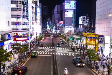 Tokyo, Japonya 'da gece sahnesi
